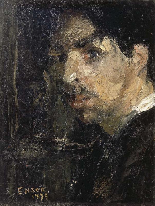 James Ensor Self-Portrait,Called The Big Head China oil painting art